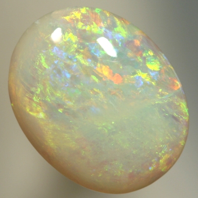 SOLID SEMI BLACK OPAL Citrus fire of orange, yellow and greens. Fresh and bright